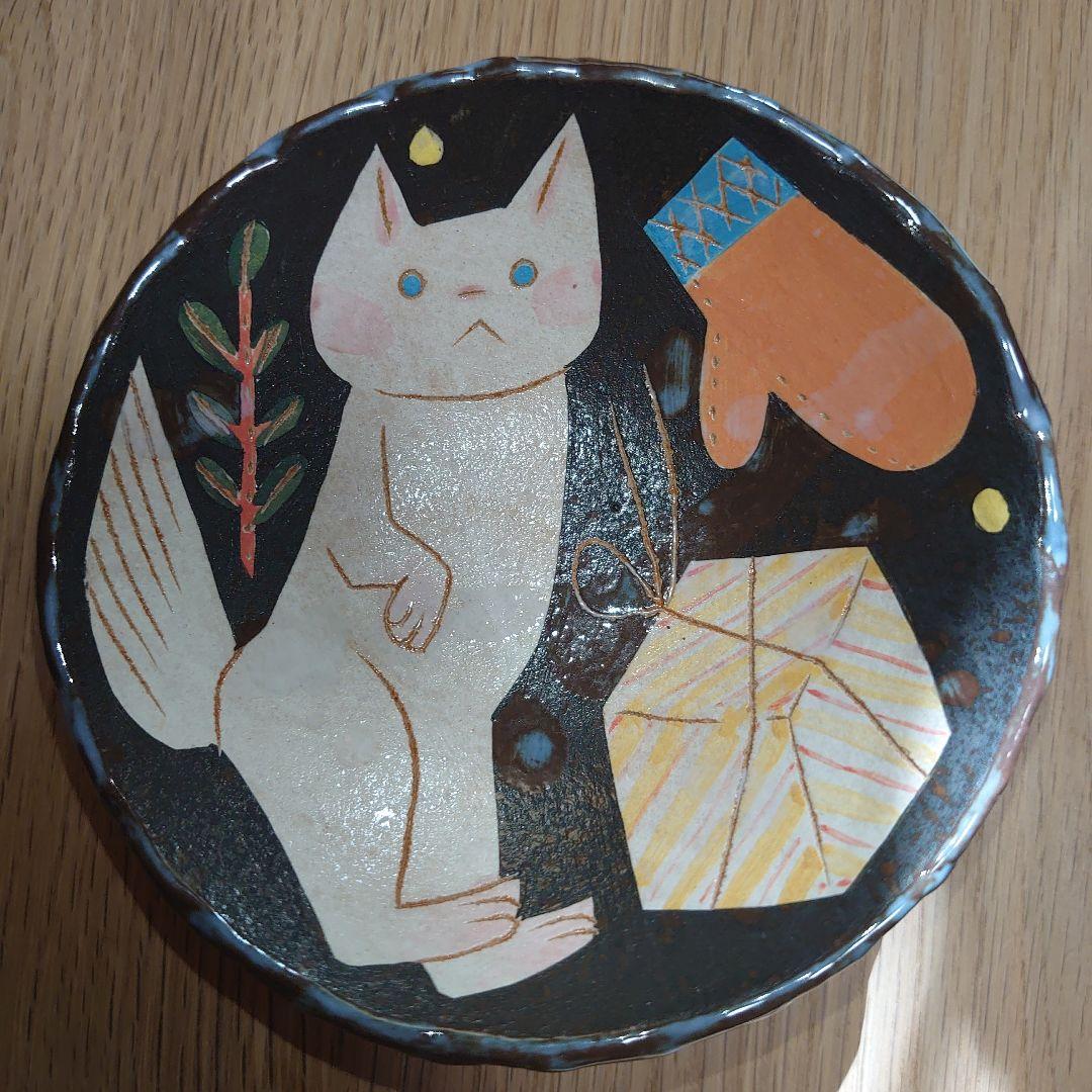 鹿児島睦さん　ミニボウル　ネコ