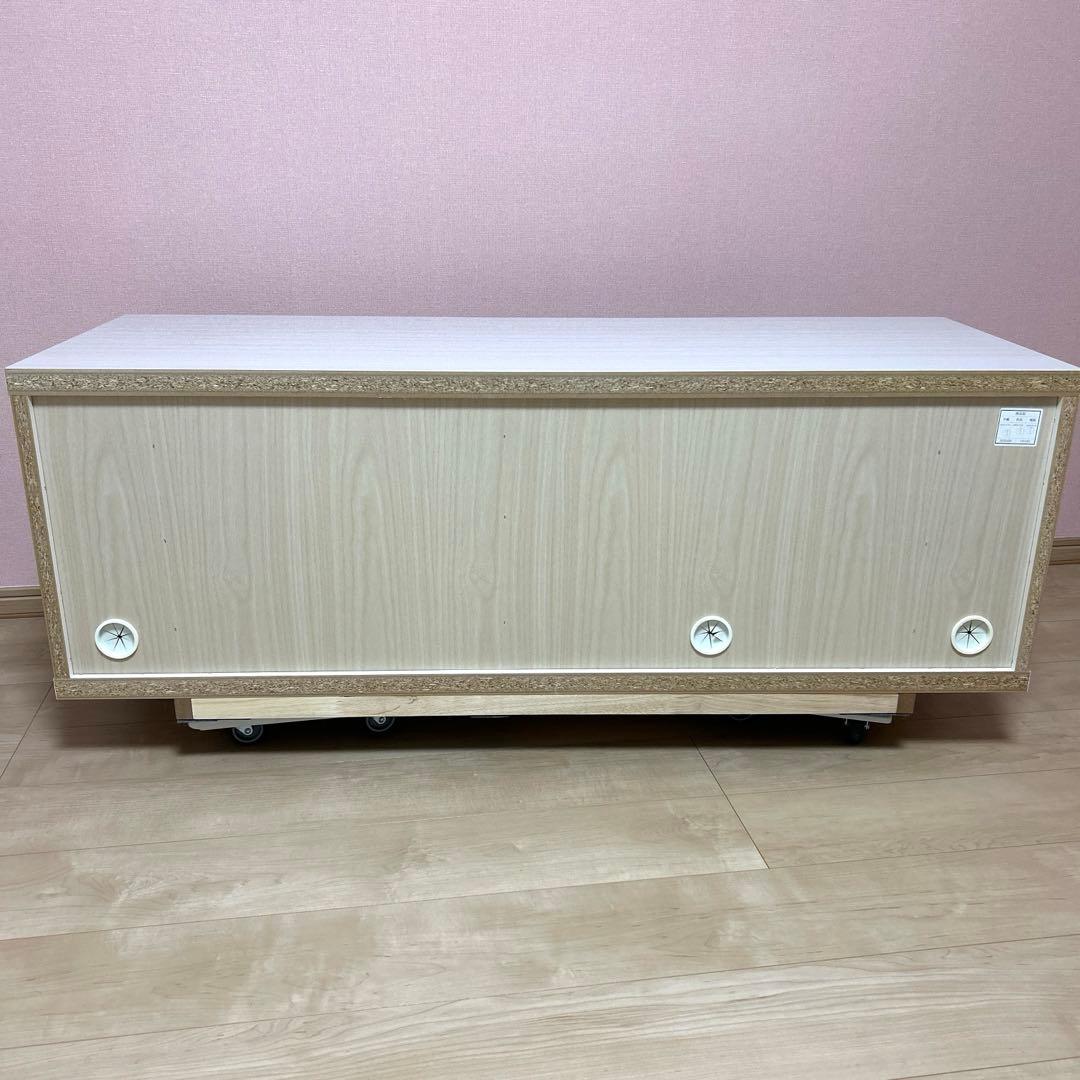 【美品】 ニトリ　テレビ台　ローボード ポスティア　125 WH 白　ホワイト