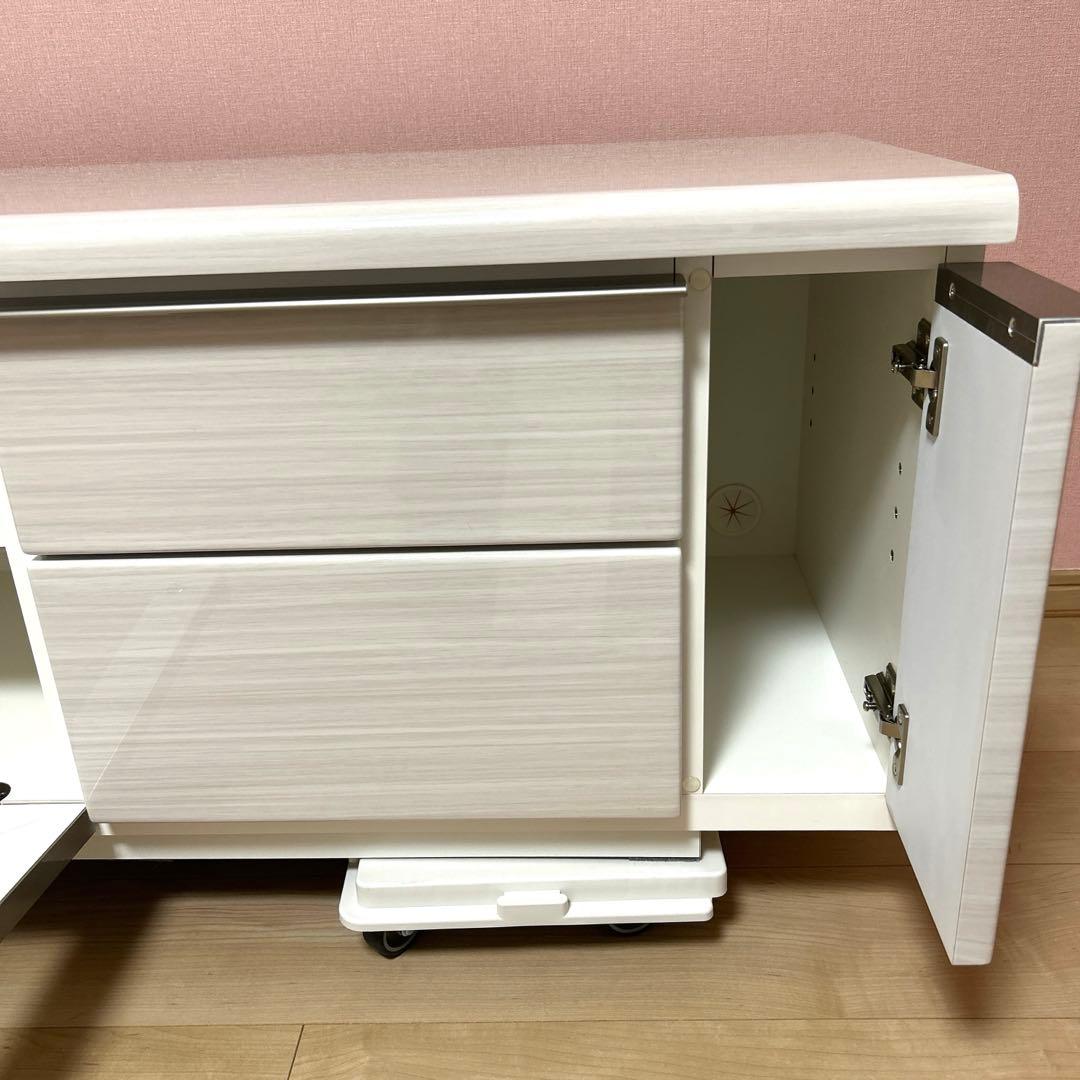 【美品】 ニトリ　テレビ台　ローボード ポスティア　125 WH 白　ホワイト