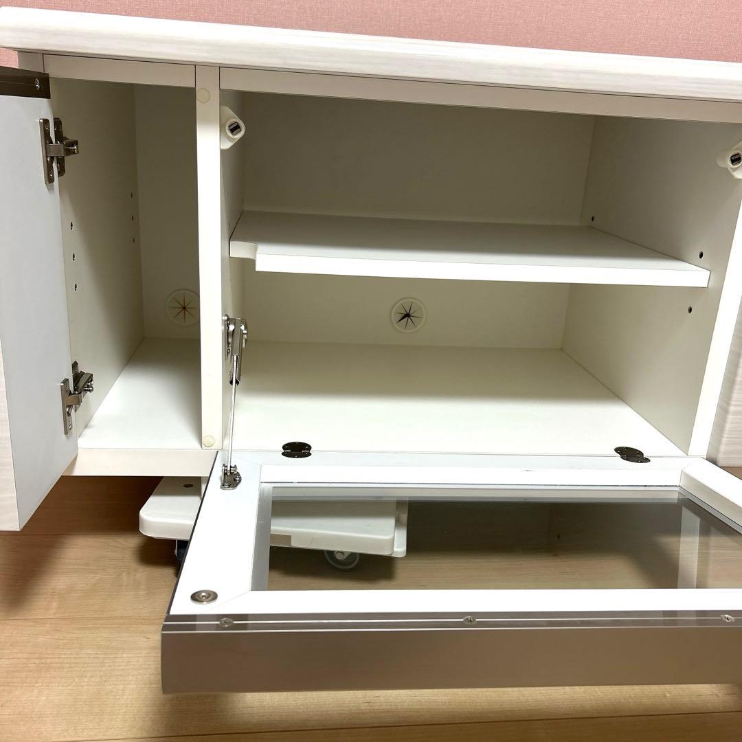 【美品】 ニトリ　テレビ台　ローボード ポスティア　125 WH 白　ホワイト