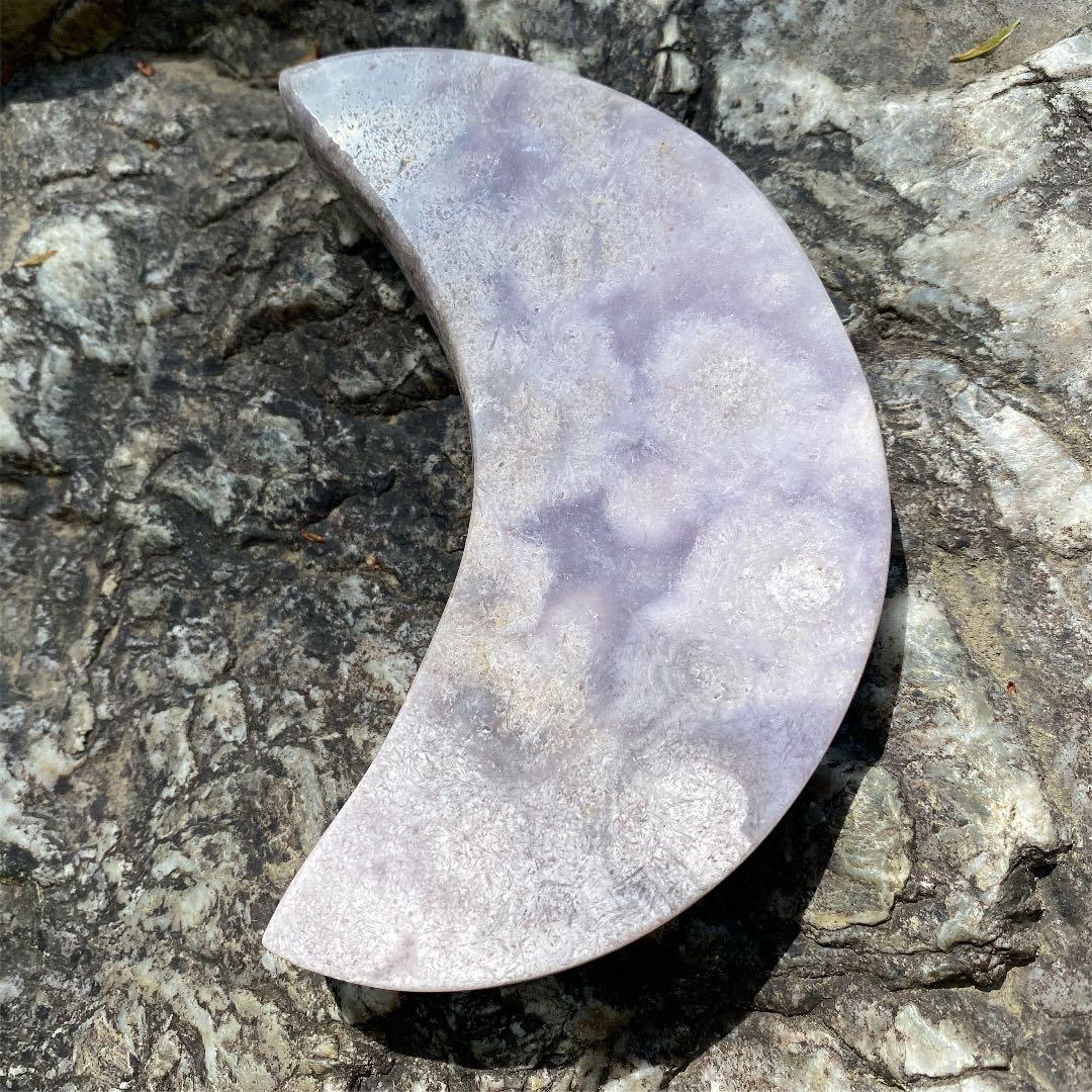 パステルラベンダー　ピンクアメジスト　ムーン　水晶