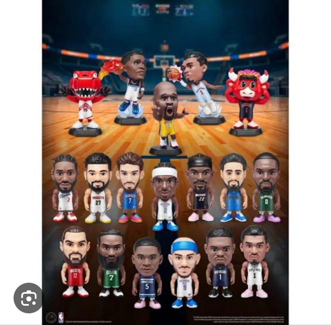 5サプライズシリーズ2 NBAボウラーズ　4個セット　おまけ付き（ハーフコート）