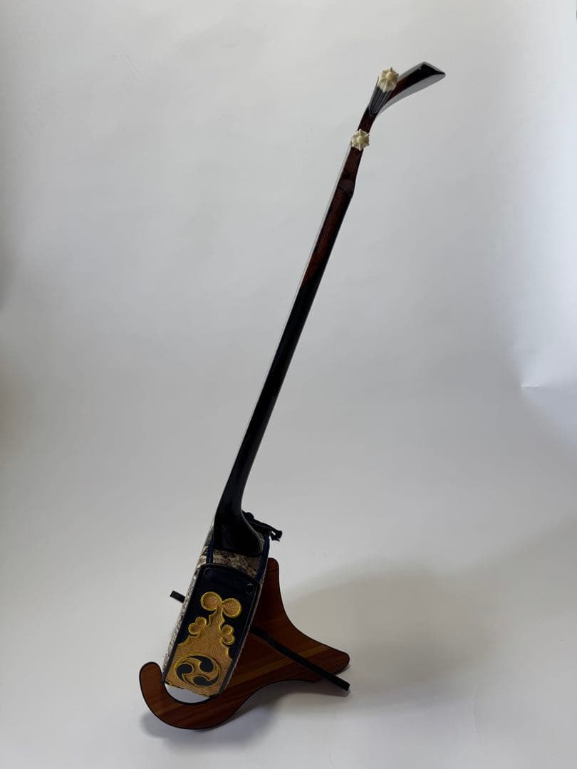 三線 蛇皮 真壁型 岸本尚登 ハードケースセット