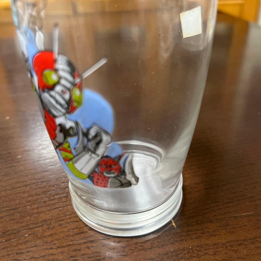 昭和レトロ　未使用品　仮面ライダーV3 グラス　当時物　レア　昔の物　懐かしい