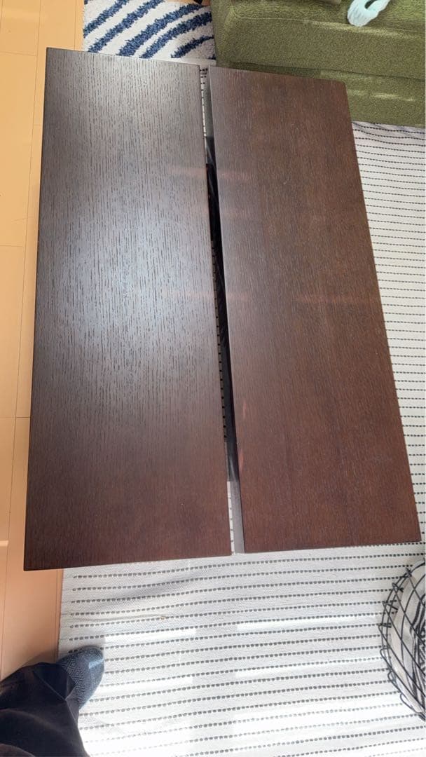 モーダエンカーサ　ダークブラウン デザイン ローテーブル