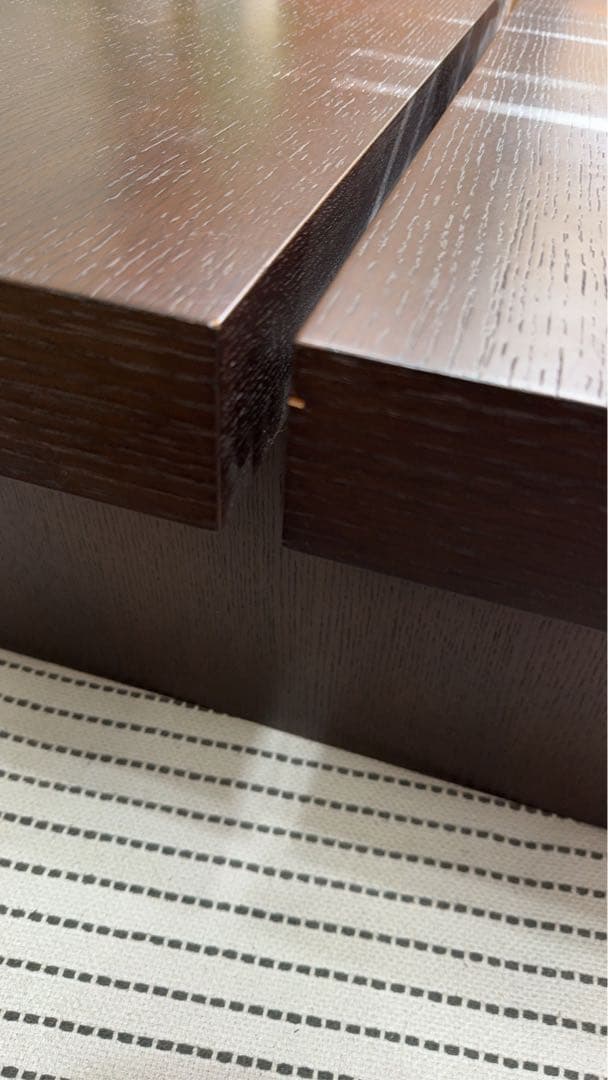 モーダエンカーサ　ダークブラウン デザイン ローテーブル