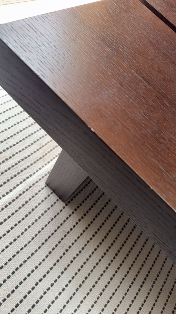 モーダエンカーサ　ダークブラウン デザイン ローテーブル