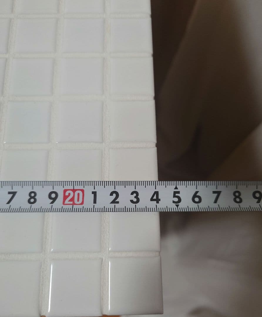 モモナチュラル キッチンワゴン タイル