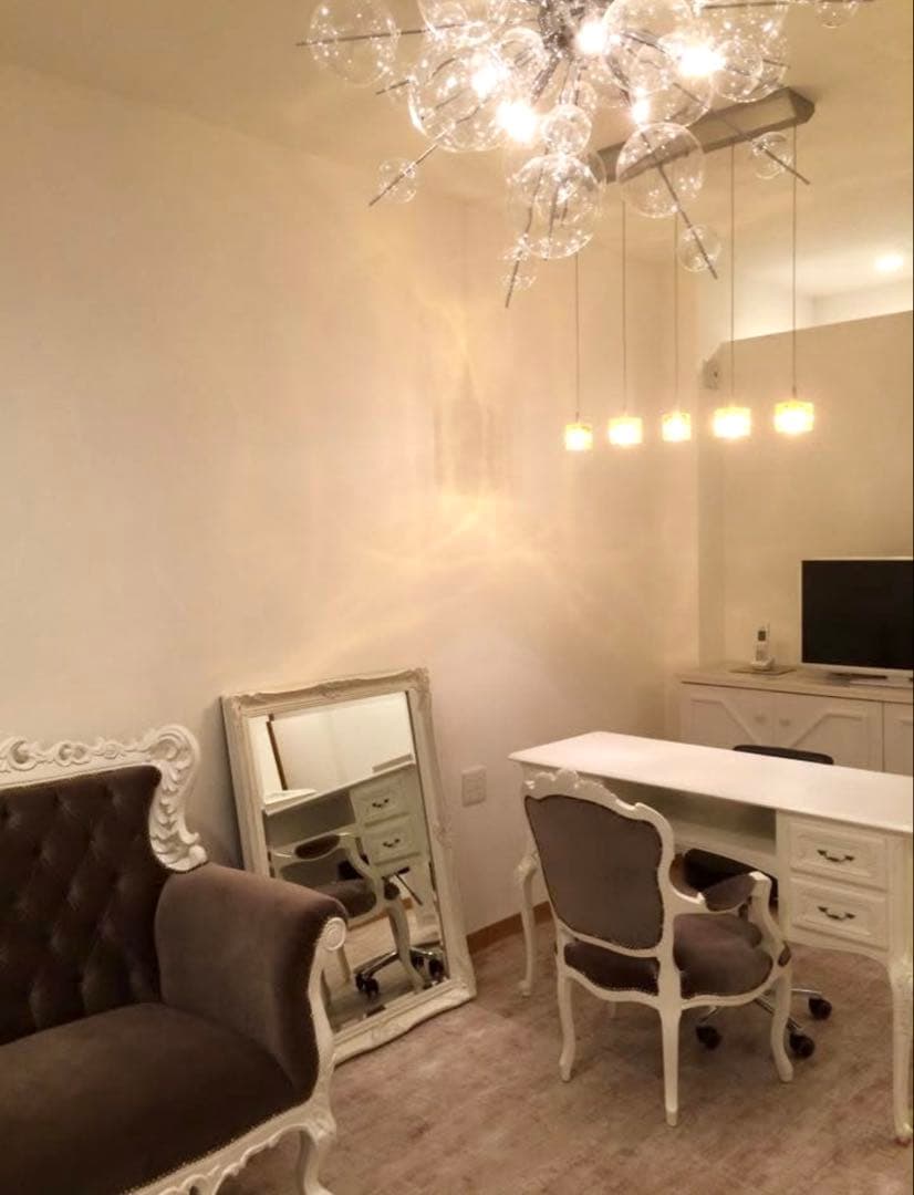 キシマ ガラスキューブ ペンダントライトKishima Amberアンバー色５灯