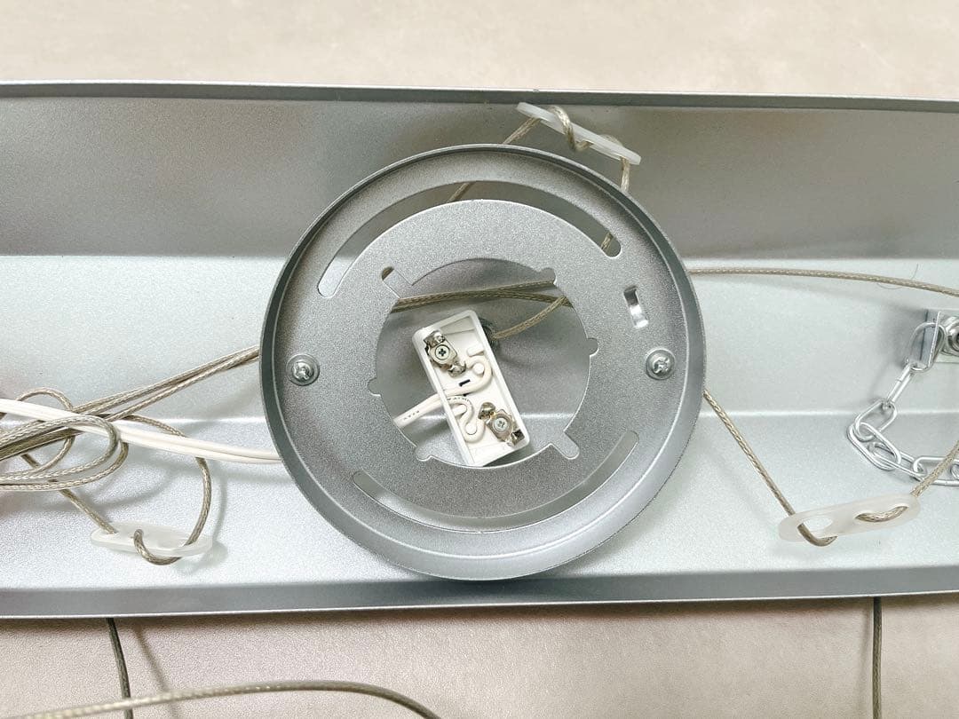 キシマ ガラスキューブ ペンダントライトKishima Amberアンバー色５灯