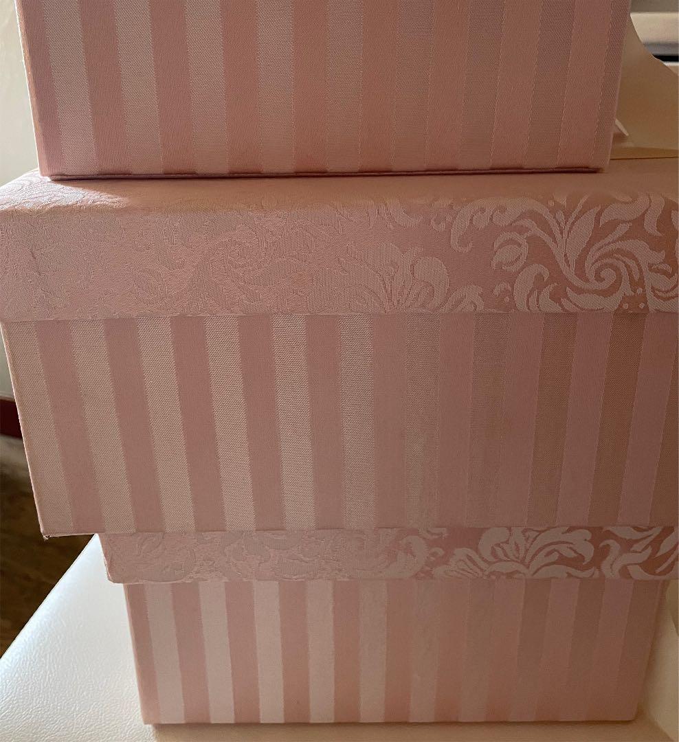 ジェニファーテイラー　リボン　ピンク　3段