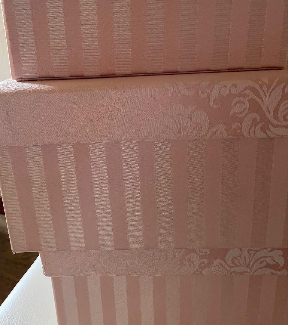 ジェニファーテイラー　リボン　ピンク　3段