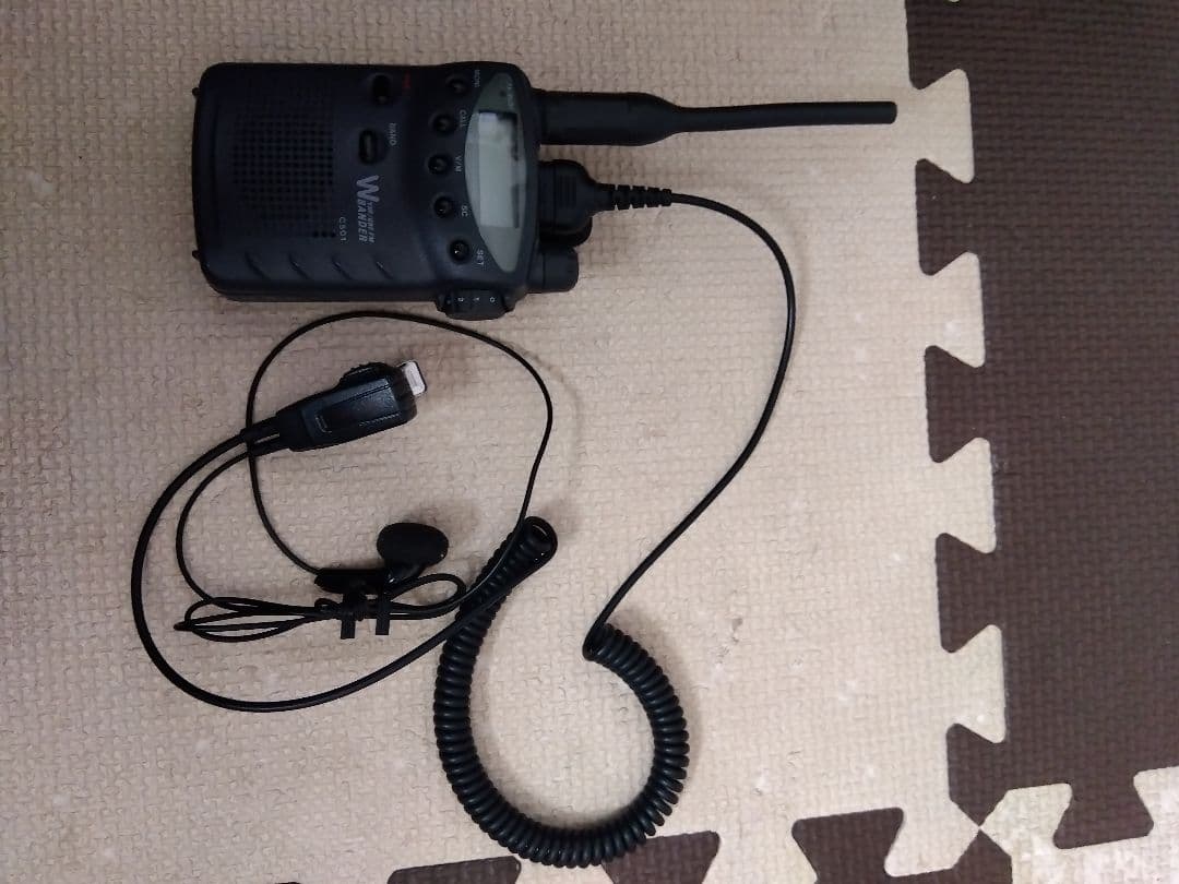 イヤホンマイク・スピーカー付きスタンダード C501受信改造済（現状）