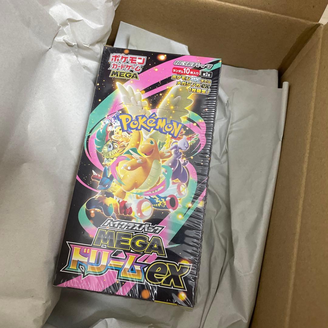 ポケセン産 シュリンク未開封ポケモンカードMEGA ドリーム ex1BOX