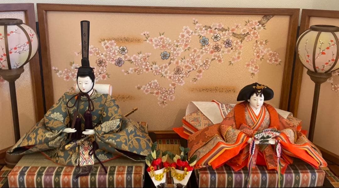 久宝堂　雛人形　3段　木目　段飾り　ひな人形　松屋町