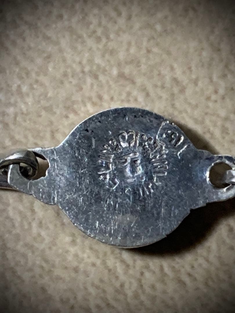 希少　ビンテージ　メキシカンジュエリー　シェルビーズ ブレスレット　925