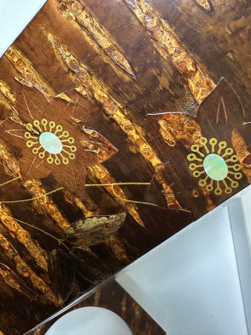 桜皮細工 樺細工 天然木 木製 ゴミ箱(チリ箱)18cm×18cm×21cm