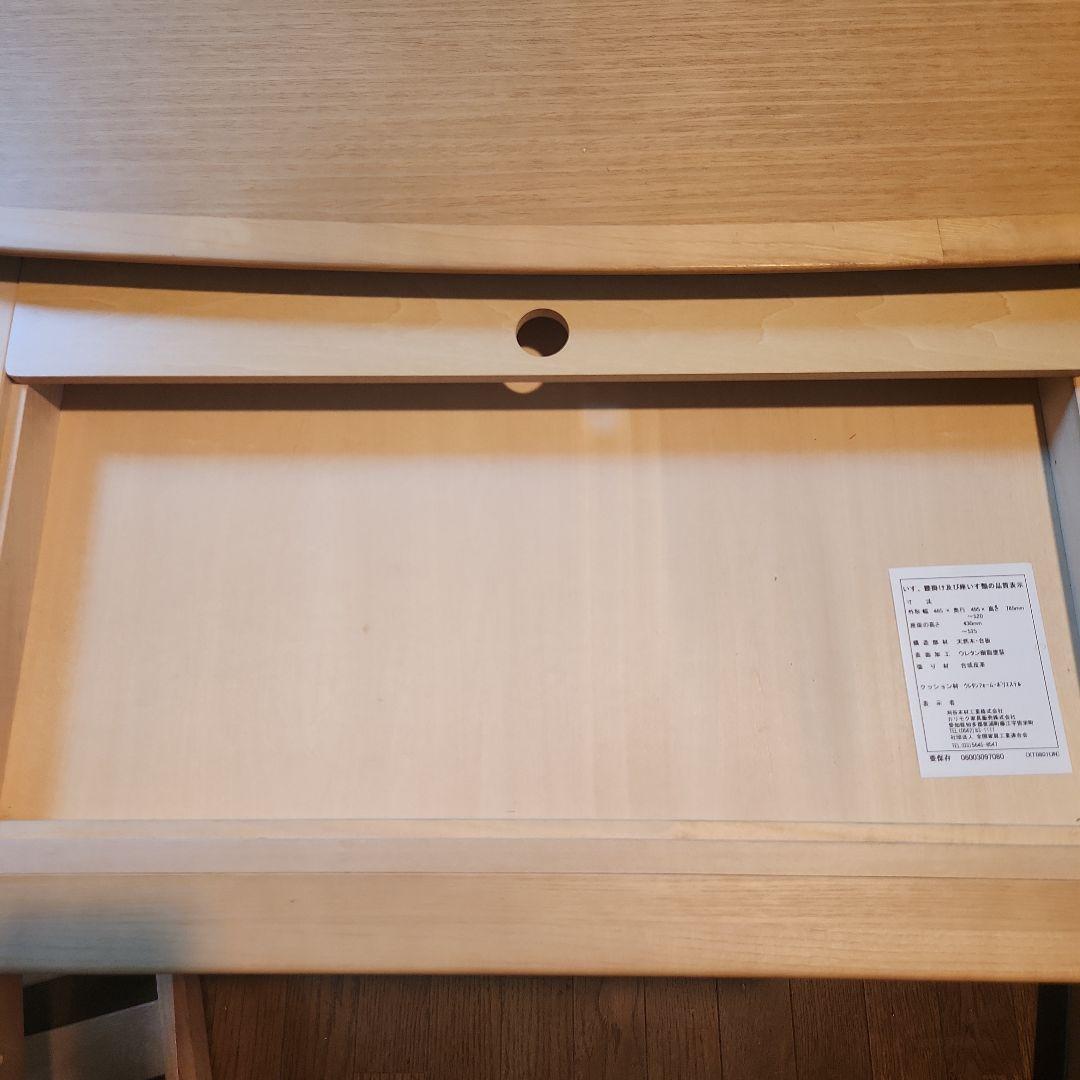 カリモク家具　学習机セット(机、椅子、ワゴンのセット)　①机のみ