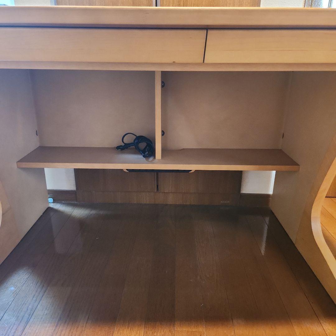 カリモク家具　学習机セット(机、椅子、ワゴンのセット)　①机のみ