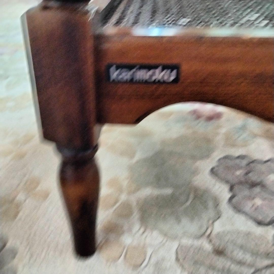 karmaku カリモクコロニアルシリーズ電話台　飾り棚フラワースタンド中古美品