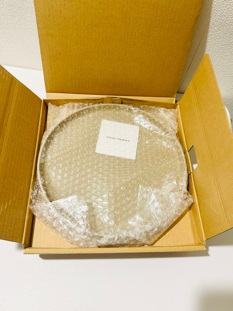 【新品】ハサミポーセリン 25.5cm ナチュラル 2枚セット ランチプレート