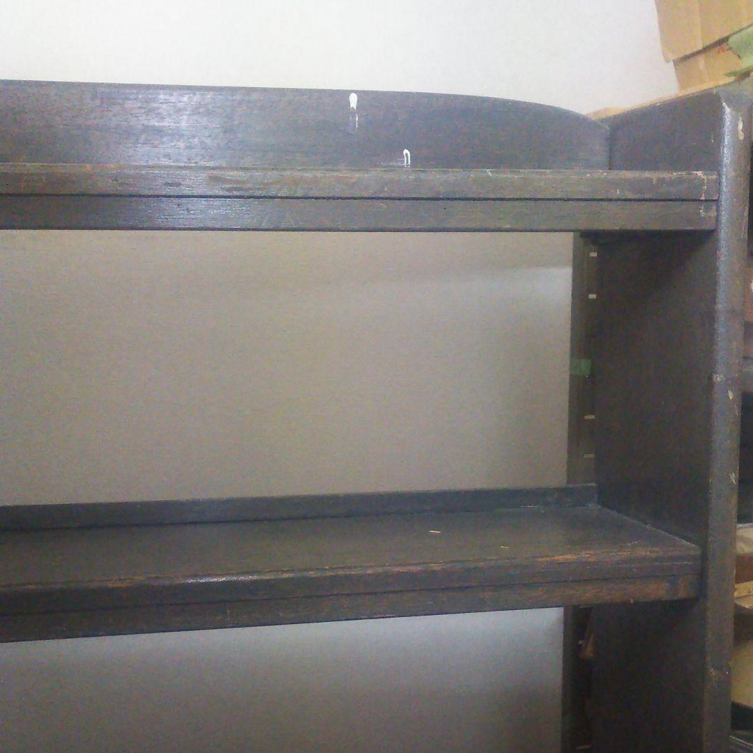 アンティーク 　本棚　昭和レトロ　飾棚