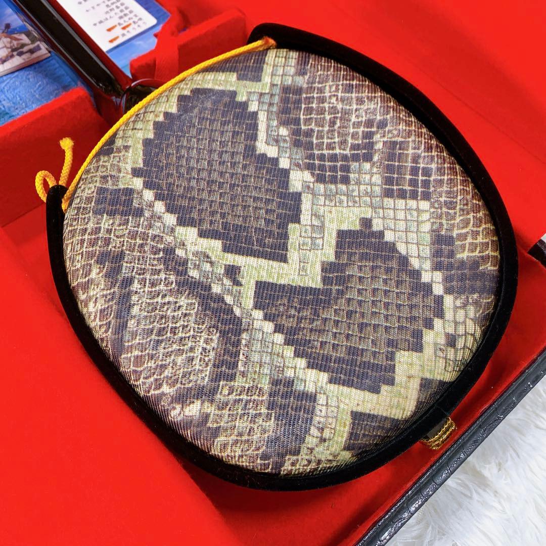 国産 守礼印 ハードケース 琉球 沖縄 三線 全長79cm 蛇皮柄 - メルカリ