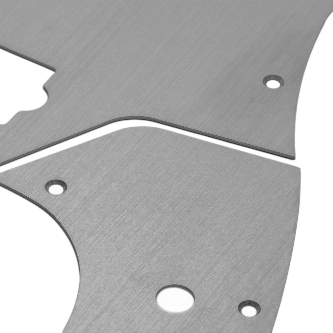 キズ有特価】プレシジョンベースアノダイズドピックガード銀Lotustorks