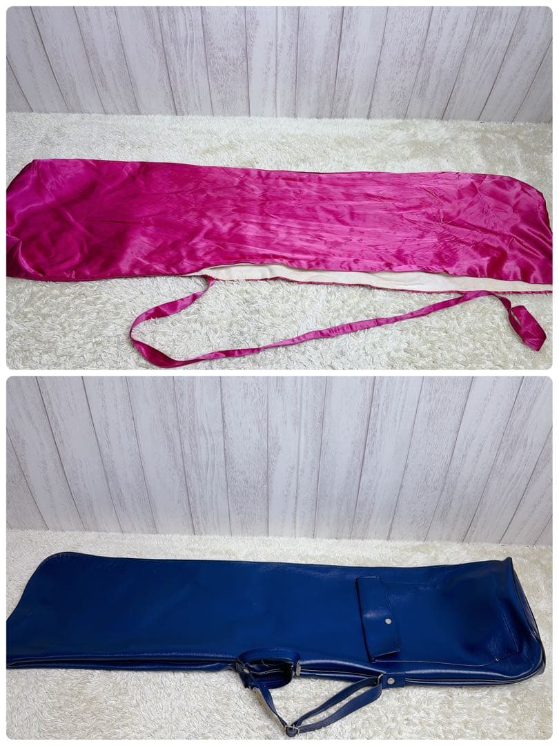 三味線 中棹 セット 撥 胴かけ 花梨 1本溝 犬皮 皮破れなし 丸打胴