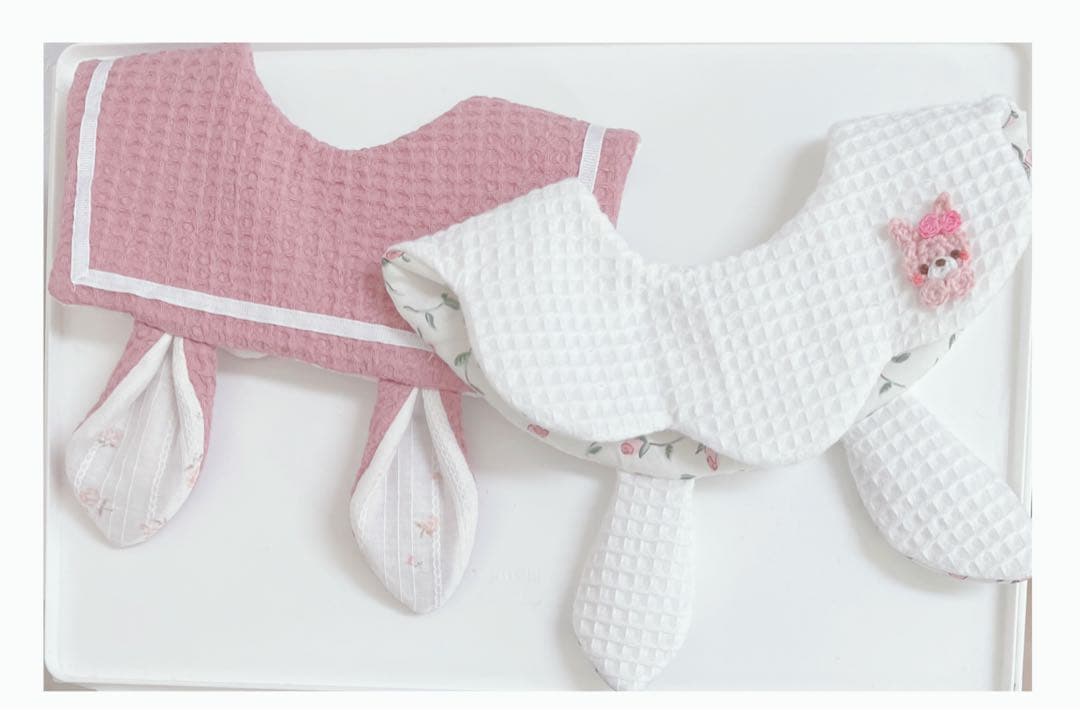 ハンドメイドスタイ　うさみみセーラースタイ　Hana様