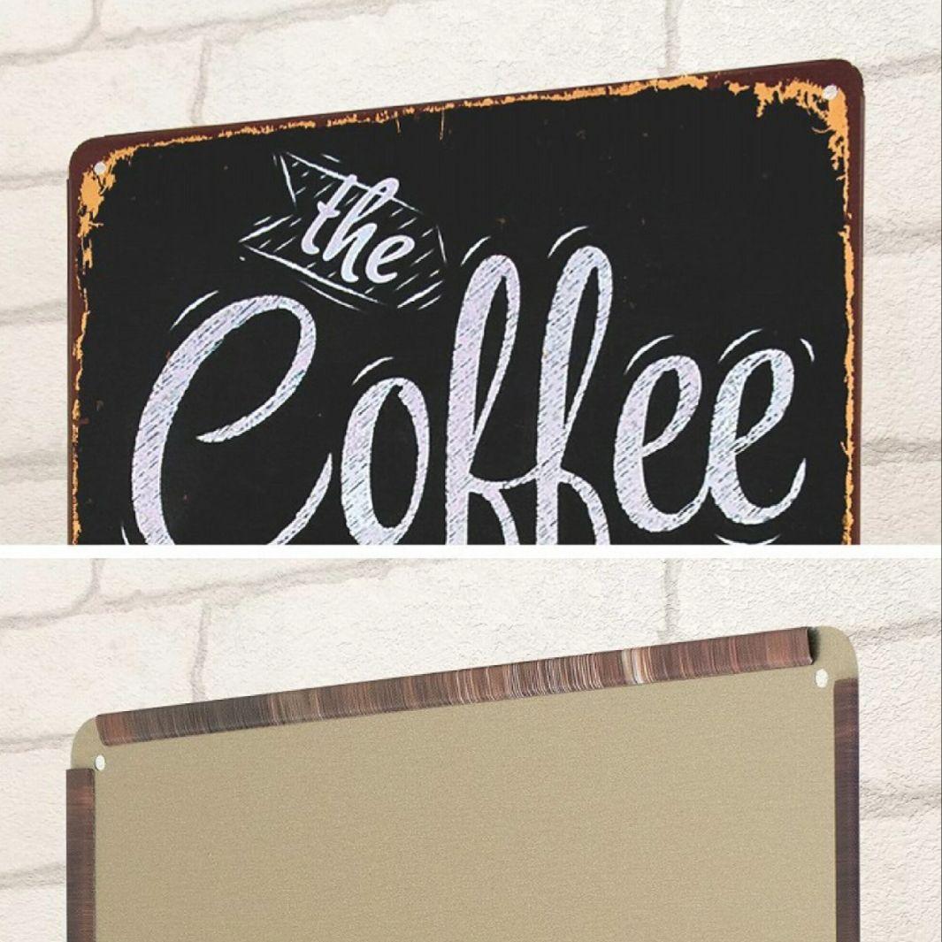 デザイン看板 A4】コーヒーbr★ポスター小物インテリア雑貨ブリキ看板カフェ喫茶