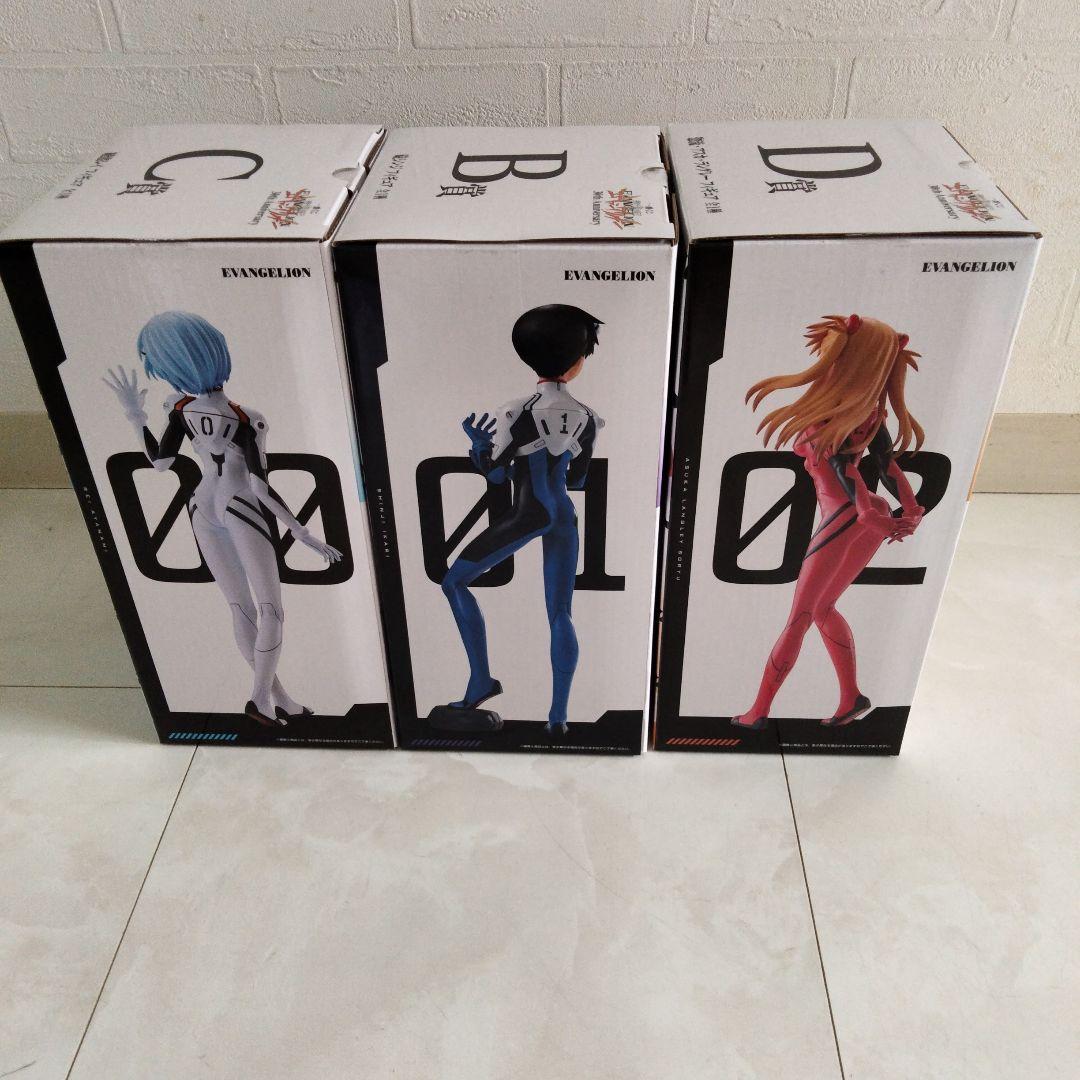 エヴァンゲリオン30周年1番くじA.B.C,D賞フィギュアセット、おまけ付き