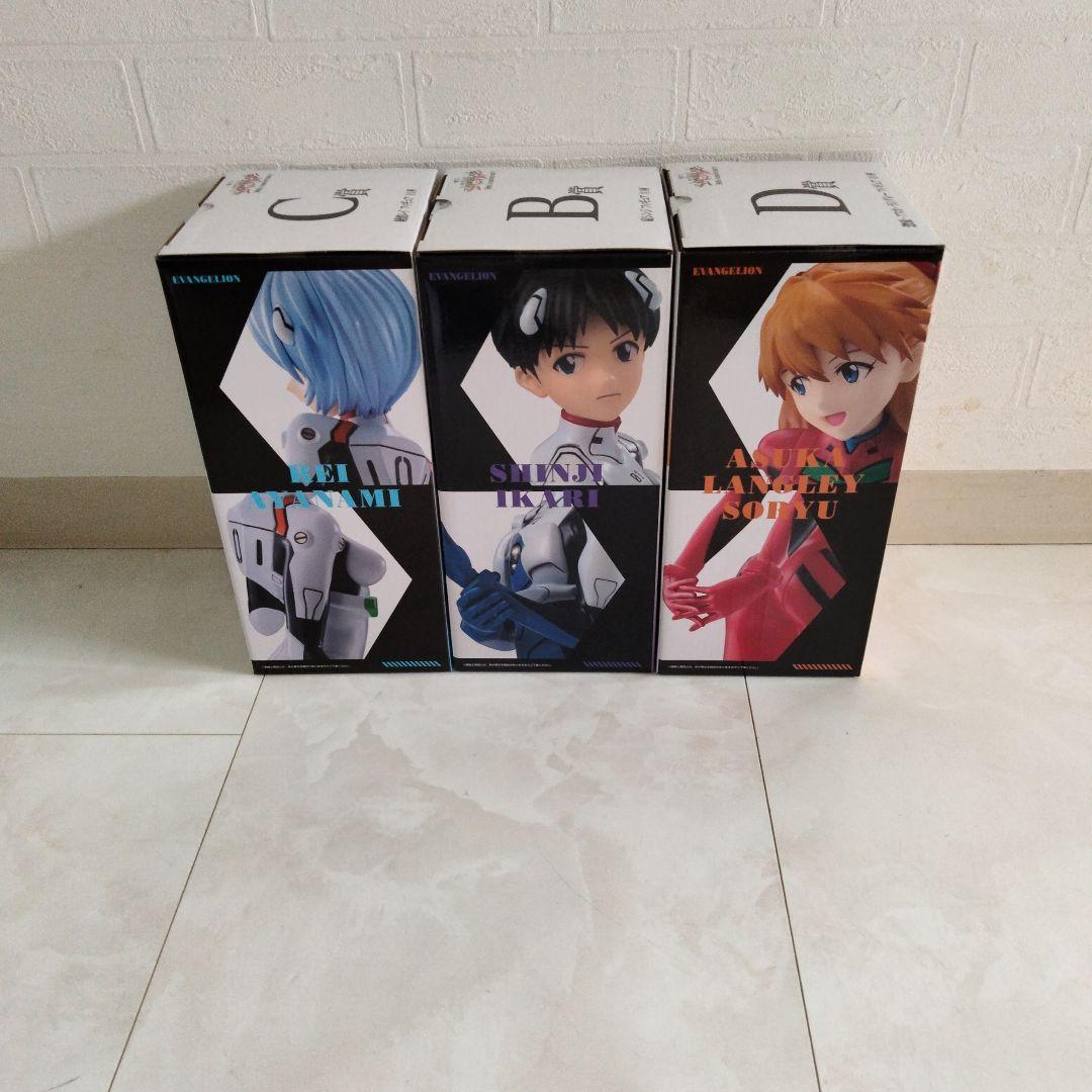 エヴァンゲリオン30周年1番くじA.B.C,D賞フィギュアセット、おまけ付き