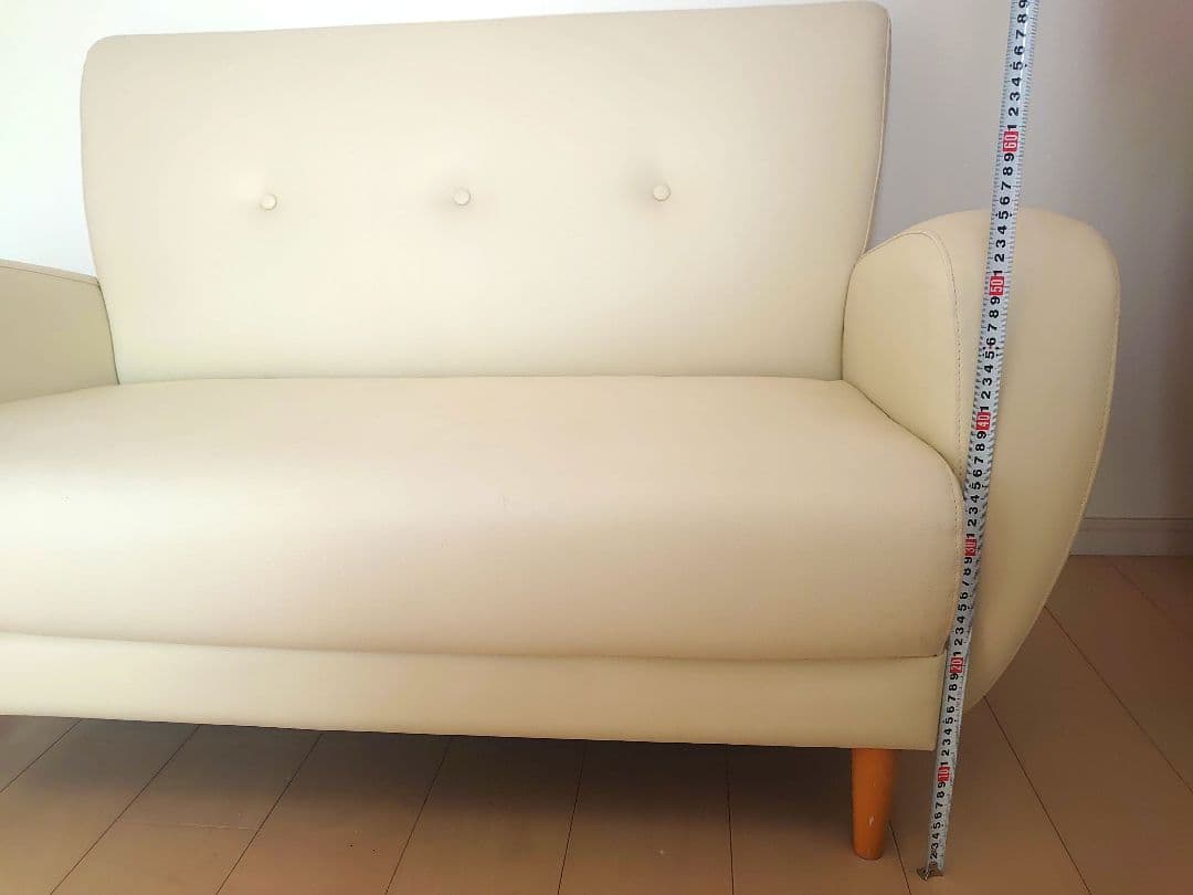 ソファー　2人掛け用　アイボリー