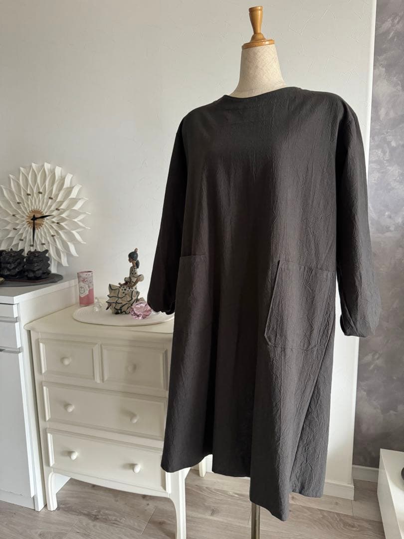 ロングのハンドメイドかっぽう着