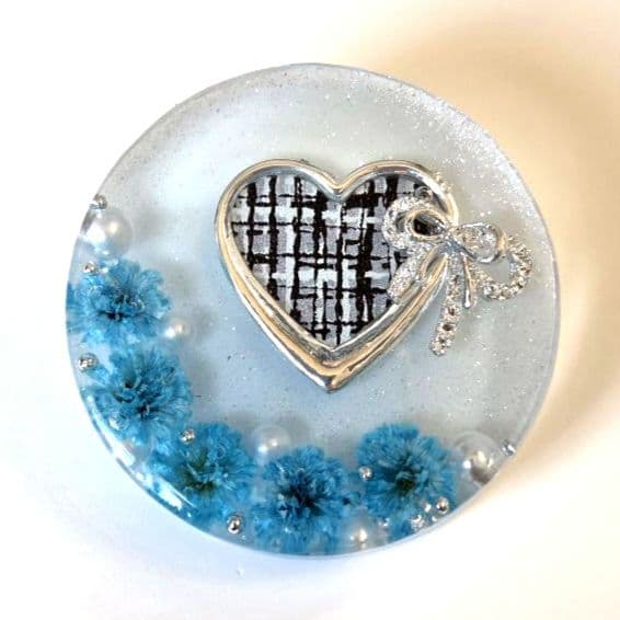 メグえもん　レジンヘアゴム ヘアアクセサリー　丸　約３.5cm