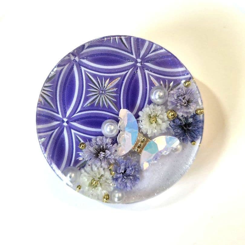 メグえもん　レジンヘアゴム ヘアアクセサリー　丸　約３.5cm