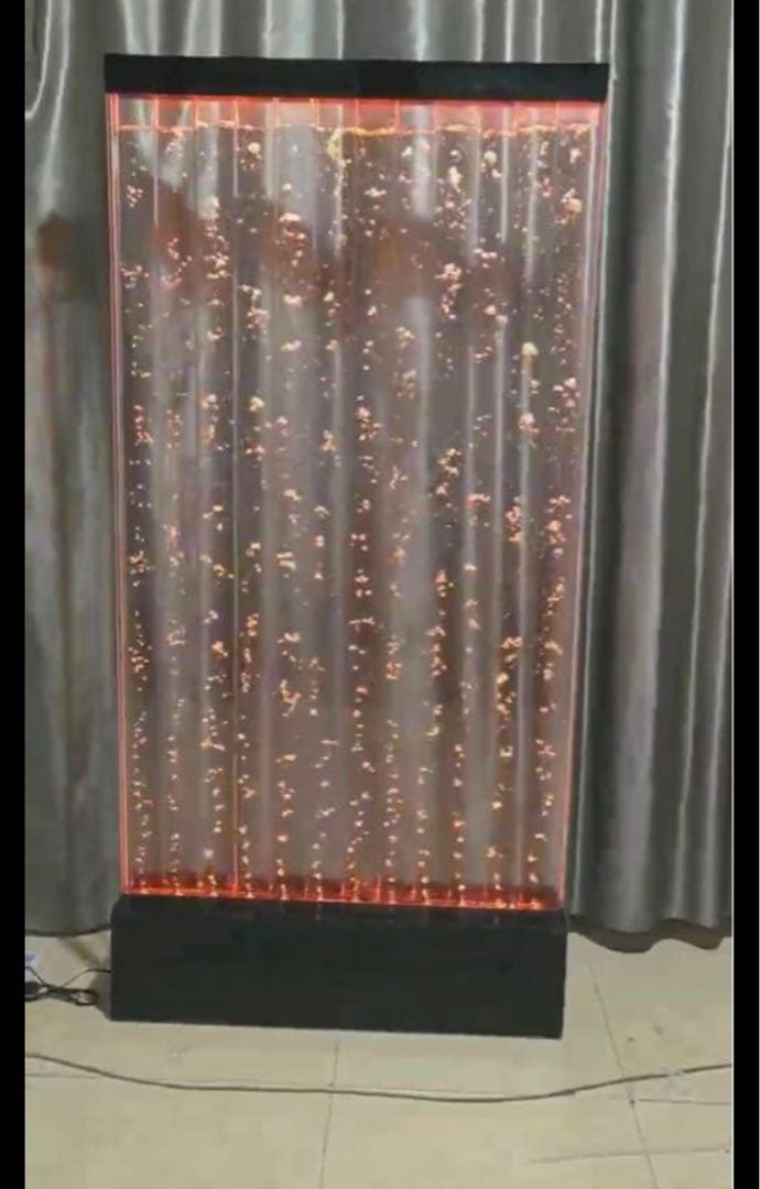 【配送工事費無料】高さ2m『アクアウォーターウォール』　7色に色味の変更が可能