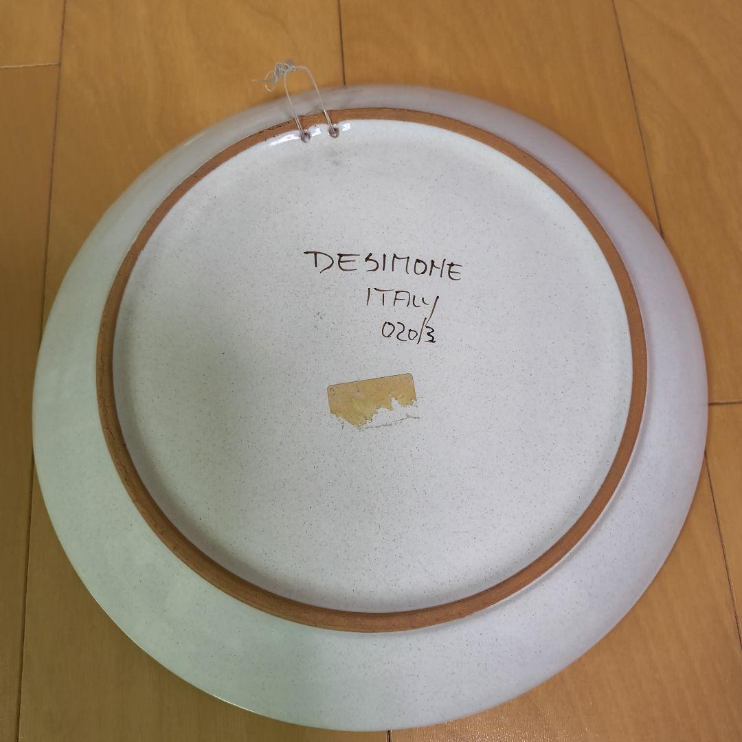 【DESIMONE】デシモーネ　絵皿　人形　イタリア　2点セット