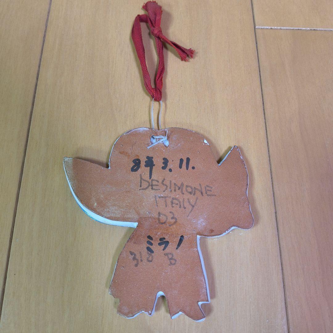 【DESIMONE】デシモーネ　絵皿　人形　イタリア　2点セット