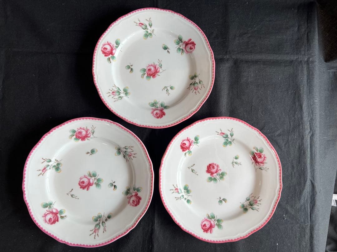 リチャードジノリ　アンティックローズ　プレート　19cm