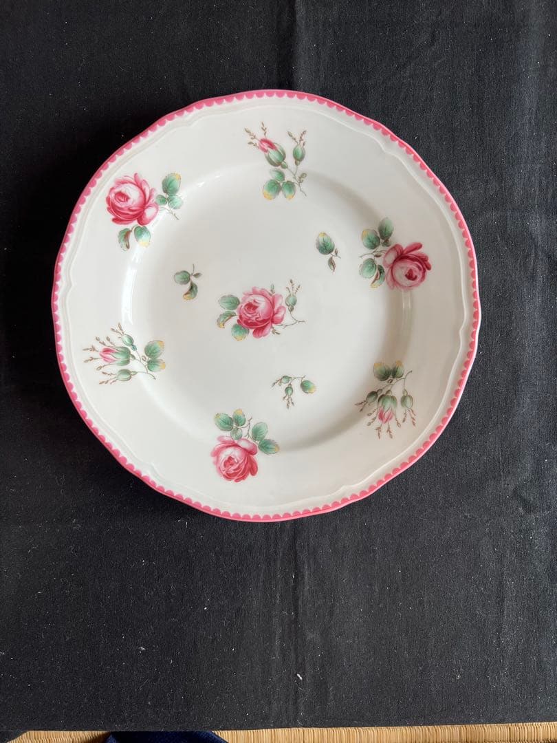 リチャードジノリ　アンティックローズ　プレート　19cm