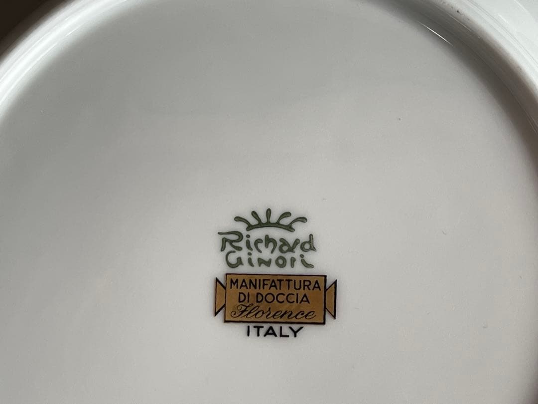 リチャードジノリ　アンティックローズ　プレート　19cm