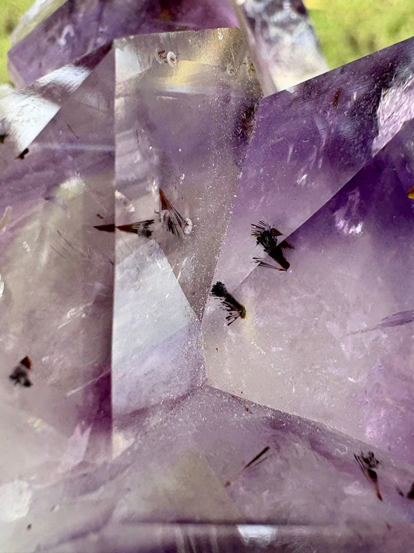 【匿名発送】レピドクロサイト内包アメジストクラスター