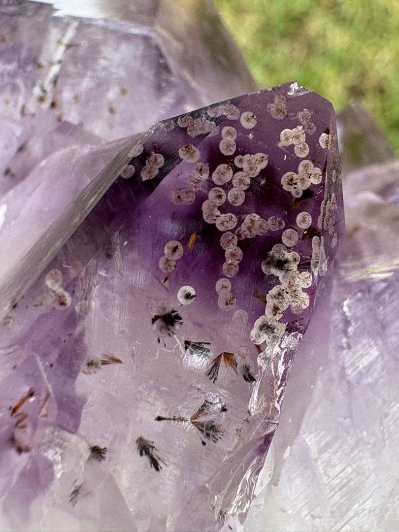 【匿名発送】レピドクロサイト内包アメジストクラスター