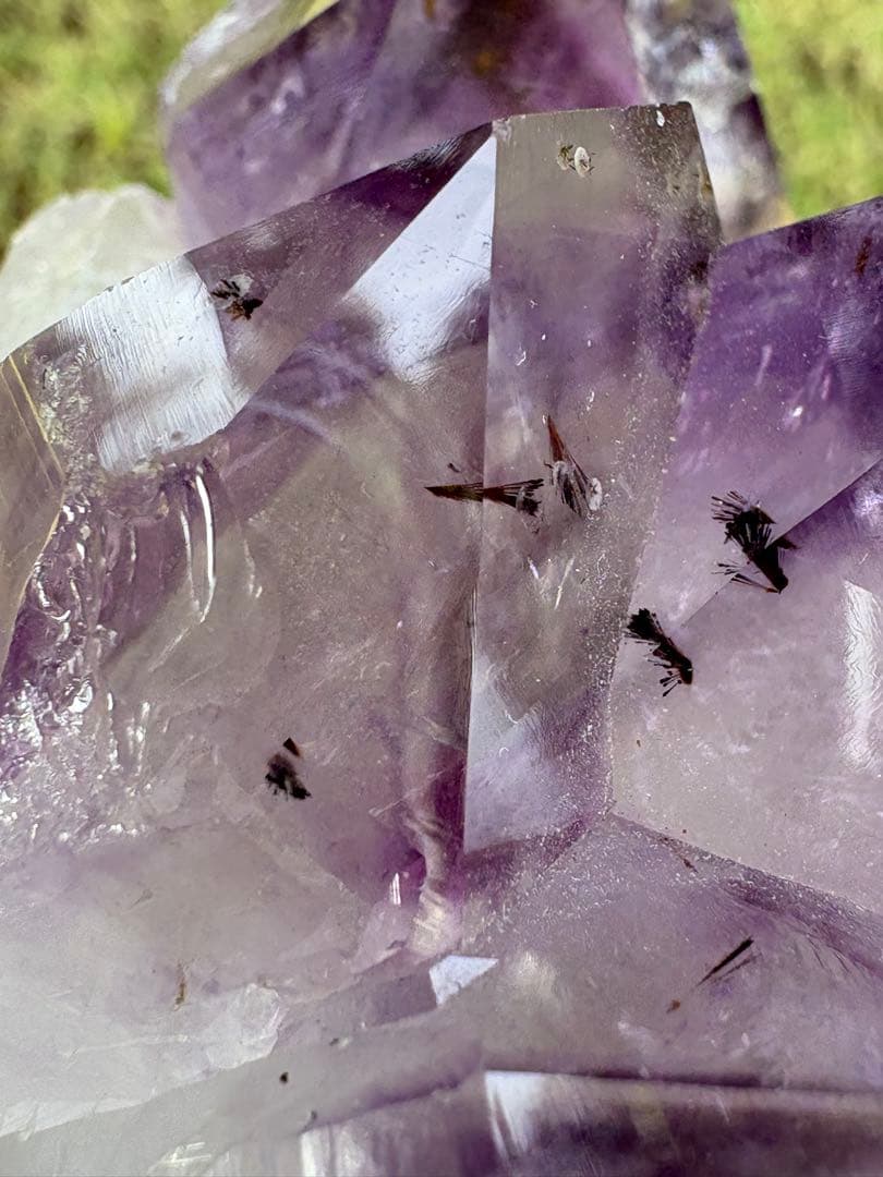 【匿名発送】レピドクロサイト内包アメジストクラスター