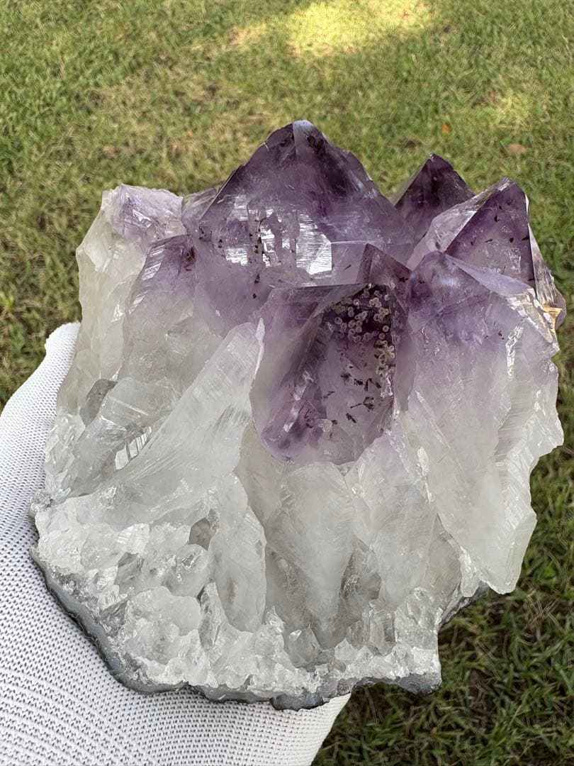 【匿名発送】レピドクロサイト内包アメジストクラスター