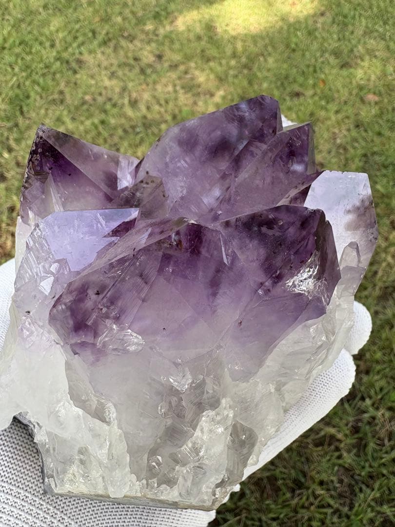 【匿名発送】レピドクロサイト内包アメジストクラスター