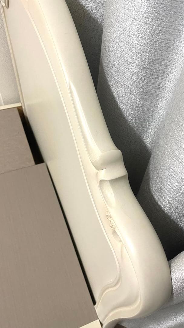 ホワイト シングルベッドフレーム クラシック、大塚家具