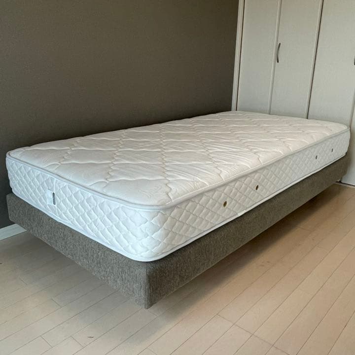 日本ベッド　マットレス　ビーズポケット　シングル　ベッドフレーム　AHE